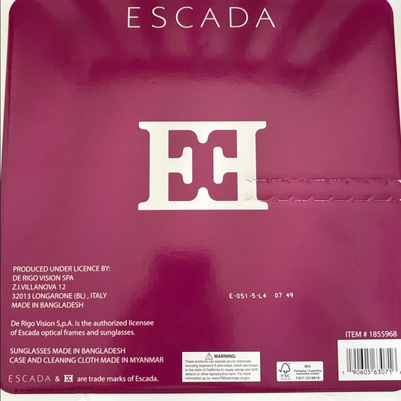 ESCADA Designer Women Sunglasses with Case- 100% UV Protection- LIMITED main image 4